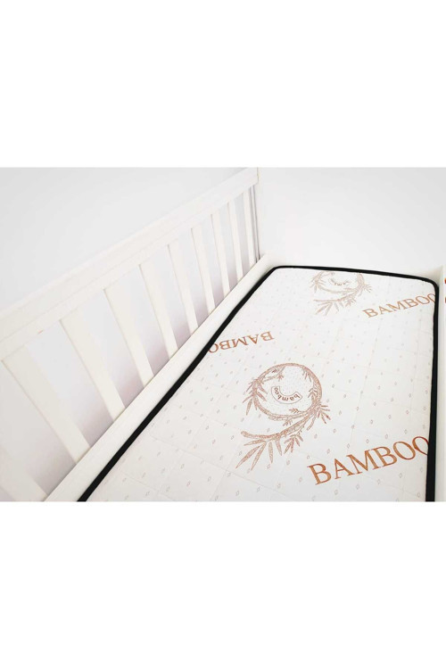 Bamboo Çağrı Bebe Kapitoneli 70X120X10 Soft Bamboo Bebek Yatağı Bmb-009 4