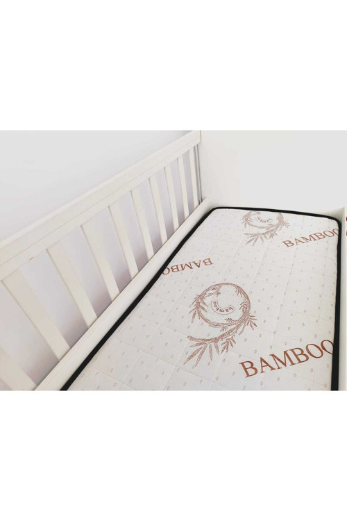 Bamboo Çağrı Bebe Kapitoneli 70X120X10 Soft Bamboo Bebek Yatağı Bmb-009 5