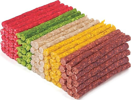 100lü Renkli Munchy Diş Sağlığı Köpek Ödül Çubuğu