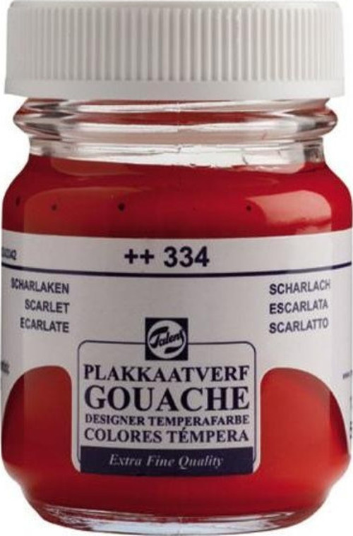 334 Guaj Boya 16 Ml Scarlet Kırmızı (10 Lu Paket)