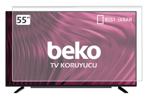 Beko B55Q987A TV EKRAN KORUYUCU - Beko 55" inç Kırılmaz Ekran Koruyucu B55 Q 987 A