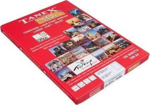 Tw-2022 50X22 Mm Laser Etiket 100 Ad.