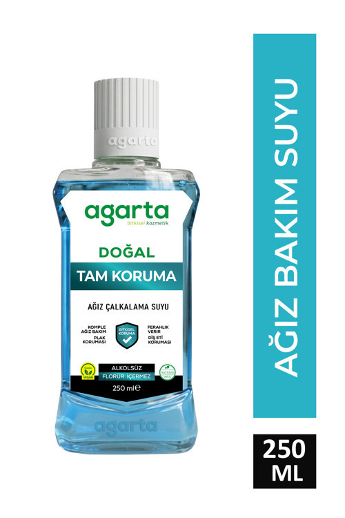 Ağız Çalkalama Suyu Doğal Tam Koruma Alkolsüz 250 Ml
