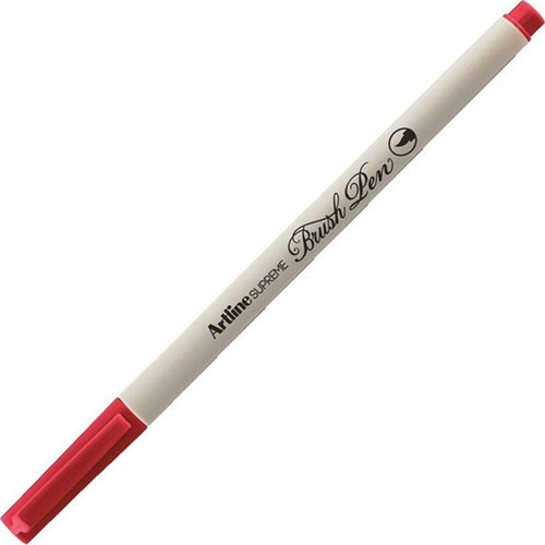 Supreme Fırça Uçlu Markör Kalem Kırmızı LV-A-EPFS-F (12 Li Paket)