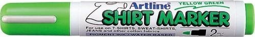 T-Shirt Kalemi (Kumaş Boya Kalemi) 2,0 Mm Sarı Yeşil Ekt-2 (4 Lü Paket)