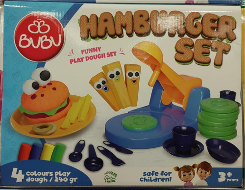 Bu-Bu Oyun Hamuru Seti Hamburger (L) Bubu-Oh0010