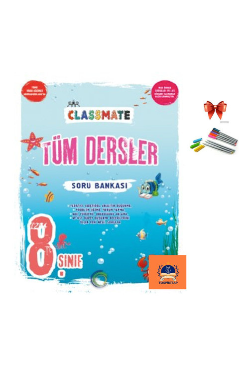 Okyanus Yayıncılık Okyanus Yayınları Okyanus Yayınları 8. Sınıf Classmate Tüm Dersler Soru Bankası