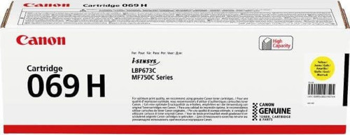Crg-069H Y Yüksek Kapasiteli Yellow Sarı Orijinal Toner Mf754-752-673