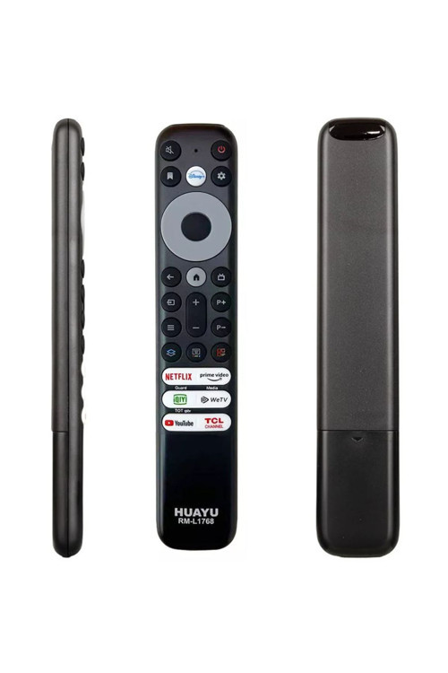 Tcl Rc902V-Rmr1 Netflix-Primevideo-Guard-Media-Youtube Ses Komutsuz Lcd Led Tv Kumandası