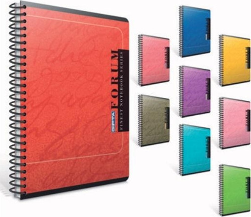 Forum A4 Spiralli Karton Kapak Defter 40 Yaprak Çizgili (12 Li Paket) 2242