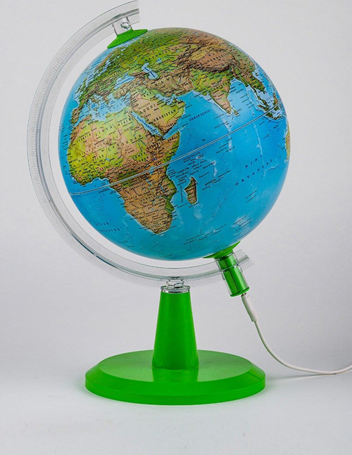 Dünya Küre Modern Fiziki Işıklı 26Cm 48301
