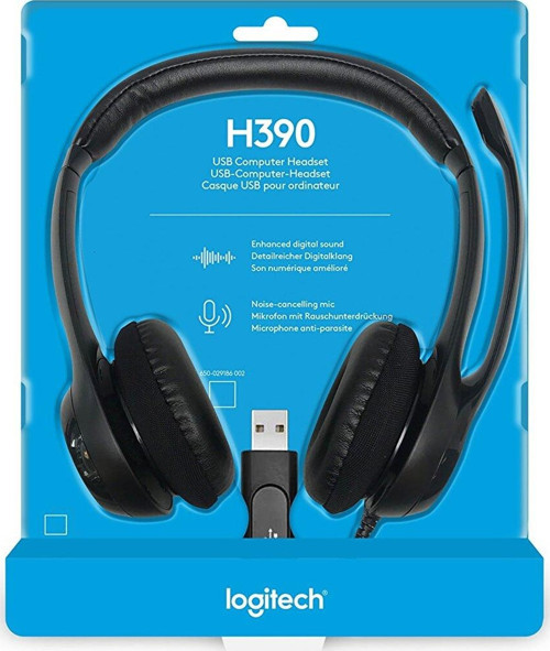 H570E Stereo Usb Çift Taraflı Headset Mikrofonlu Kulaklık 981-000575