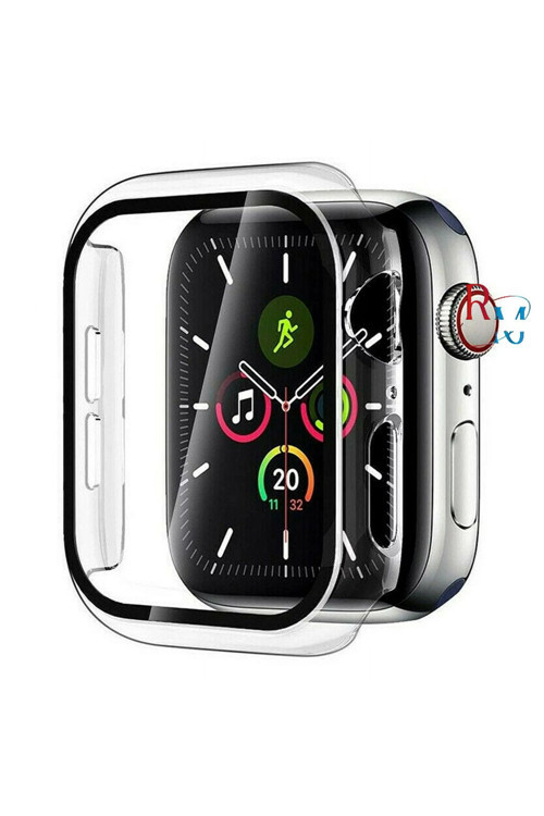 Apple Watch 4/5/6/Se Seri 44Mm İle Uyumlu Kasa Ve Ekran Koruyucu 360 Koruma Kapak