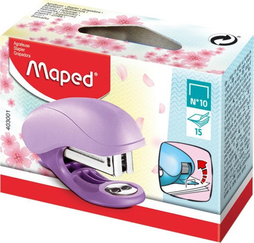 Pastel Stapler Vivo Mini Zımba Makinesı No:10 Karışık Renk (20 Li Paket) 403001