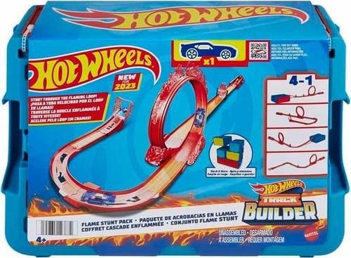 Oyuncak Hot Wheels Track Builder Alev Temalı Akrobasi Seti Hmc04