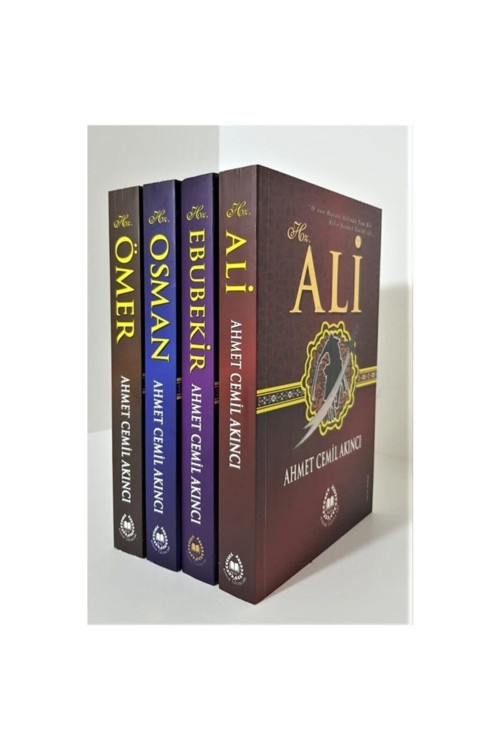 Bahar Yayınları Dört Halife Hz.Ebubekir Hz.Ömer Hz.Osman Hz.Ali Ahmet Cemil Akıncı (4 Kitap Set)