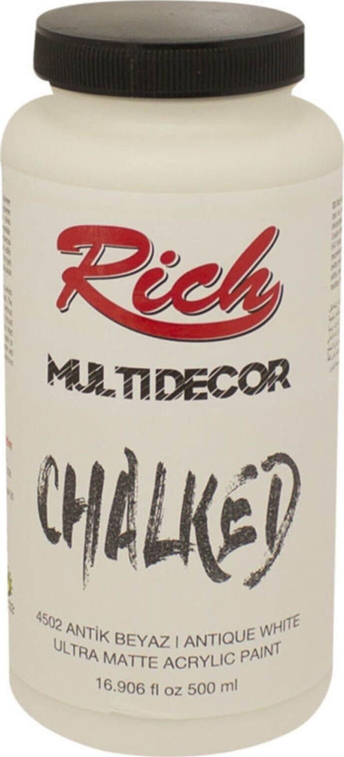 Multi Decor Chalked Ultra Mat Akrilik Boya 500 Cc Antik Beyaz 4502