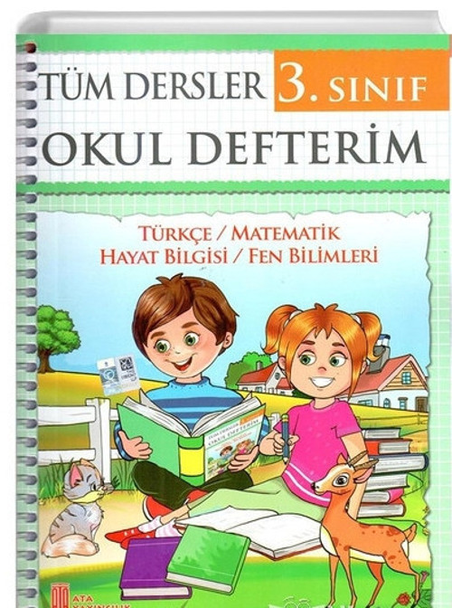 Ata Yayıncılık 3. Sınıf Tüm Dersler Okul Defterim