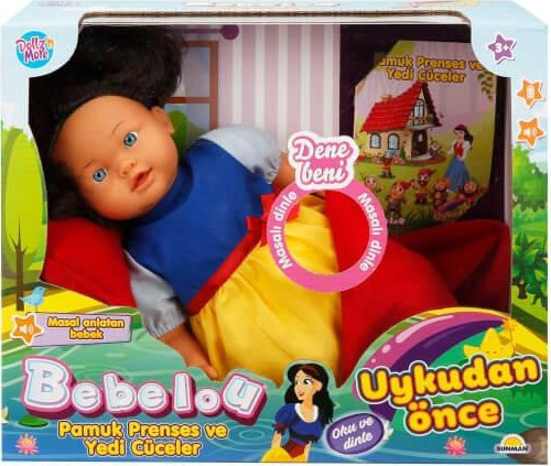 Oyuncak Bebelou Uykudan Önce Bebeği Masal Anlatan Pamuk Prenses Ve Yedi Cüceler 40Cm S00040022