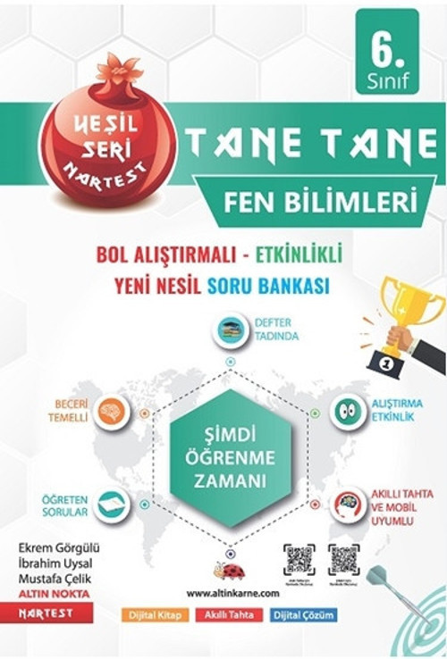 6. Sınıf Yeşil Defter Tadında Tane Tane Fen Bilimleri Nartest