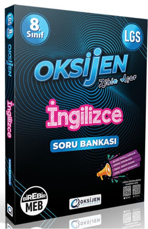 Oksijen Yayınları 8. Sınıf Lgs İngilizce Soru Bankası