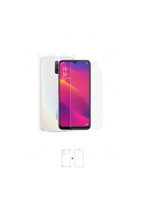 Oppo A11 360 ° Full Body Ekran Koruyucu Kaplama Ön Arka Yan Darbe Emici Poliüretan Film