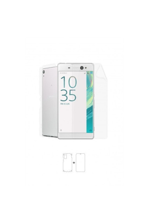 Sony Xperia Xa Ultra 360 ° Full Body Ekran Koruyucu Kaplama Ön Arka Yan Darbe Emici Poliüretan Film