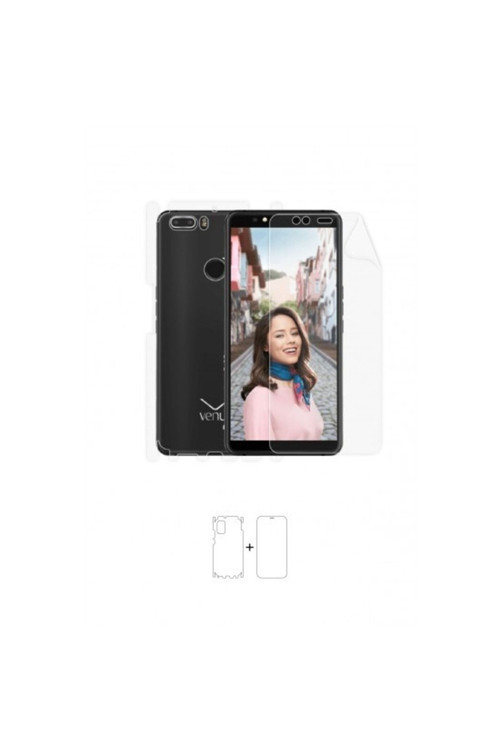 Vestel Venus Z20 360 ° Full Body Ekran Koruyucu Kaplama Ön Arka Yan Darbe Emici Poliüretan Film