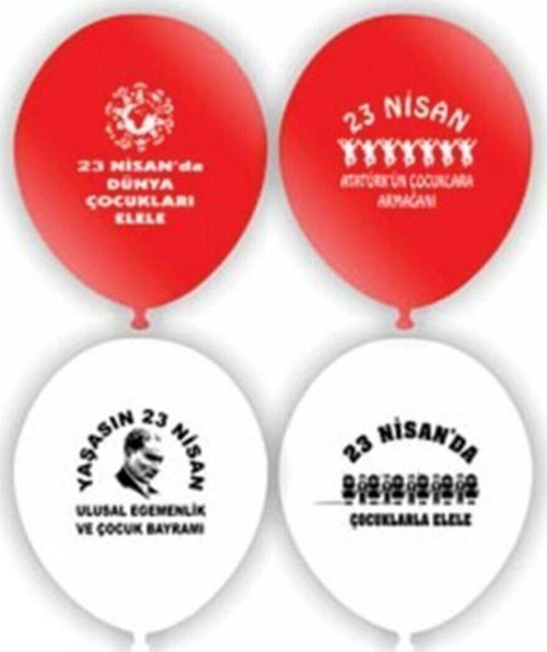 Balon 23 Nisan Temalı VT905 (100 Lü Paket)
