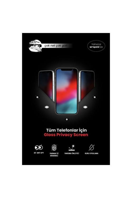 Vivo V25 Parlak Hayalet Ekran Koruyucu Privacy Yandan Görünmeyen Film