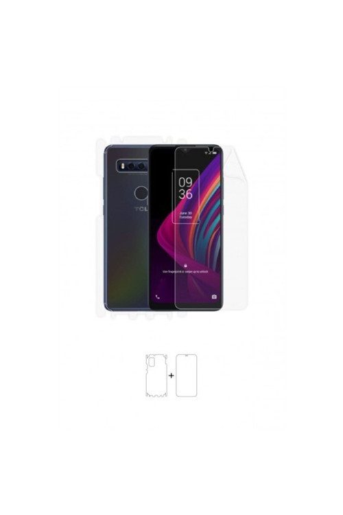 Tcl 10se 360 ° Full Body Ekran Koruyucu Kaplama Ön Arka Yan Darbe Emici Poliüretan Film