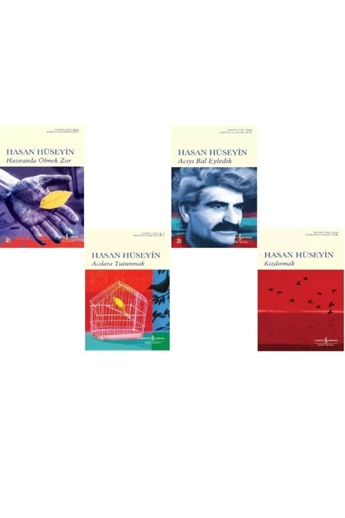 İş Bankası Kültür Yayınları Acılara Tutunmak - Acılara Tutunmak - Haziranda Ölmek Zor - Kızılırmak /4 Kitap Set- Hasan Hüseyin