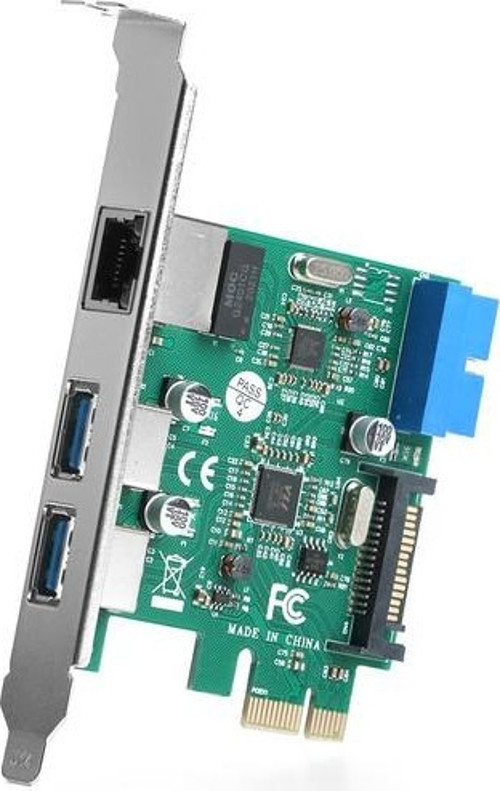 2X Usb3.0 + Gigabit Lan Pcie X 1 Ağ Kartı Ethernet Kartı