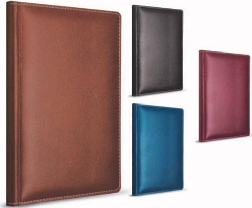 Modelist İp Dikişli Deri Kapak Not Defteri 14X20Cm 160 Yaprak Kareli (3 Lü Paket) 1607