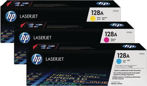 128A Mavi-Kırmızı-Sarı 3 Lü Takım Toner Cf371Am Ce321A-Ce322A-Ce323A