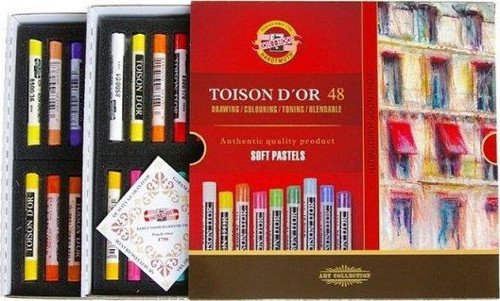 Koh-i Noor Set Of Artist´S Dry Chalks Toison D'Or Soft Sanatsal Pastel Boya 48 Renk Karton Kutu 8516 48