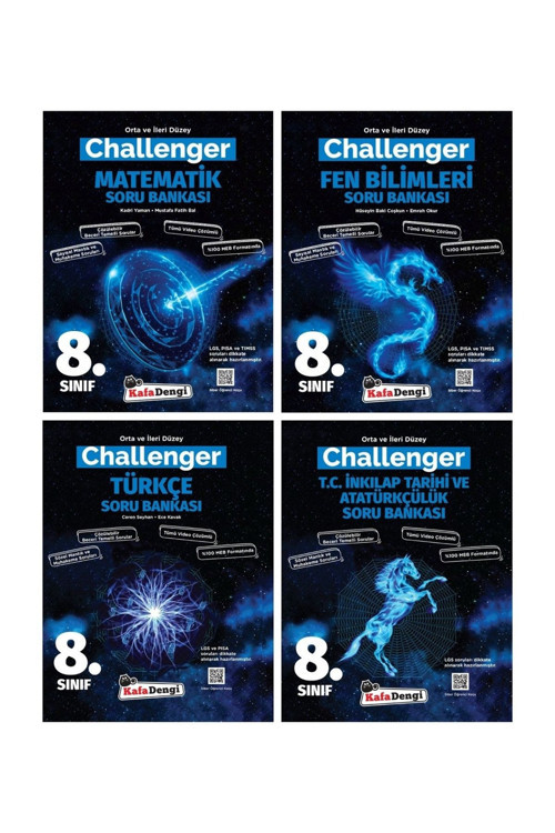 Kafa Dengi Yayınları Lgs 8. Sınıf Challengertüm Dersler 4Lü Set
