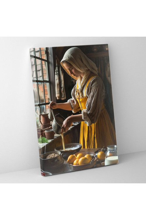 Johannes Vermeer Duvar Tablosu - Johannes Vermeer, Duvar Dekorasyonu, Kanvas Tablo, Ev Dekorasyonu