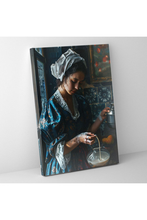Johannes Vermeer Duvar Tablosu - Johannes Vermeer, Johannes Vermeer, Ev Dekorasyonu, Kanvas Tablo