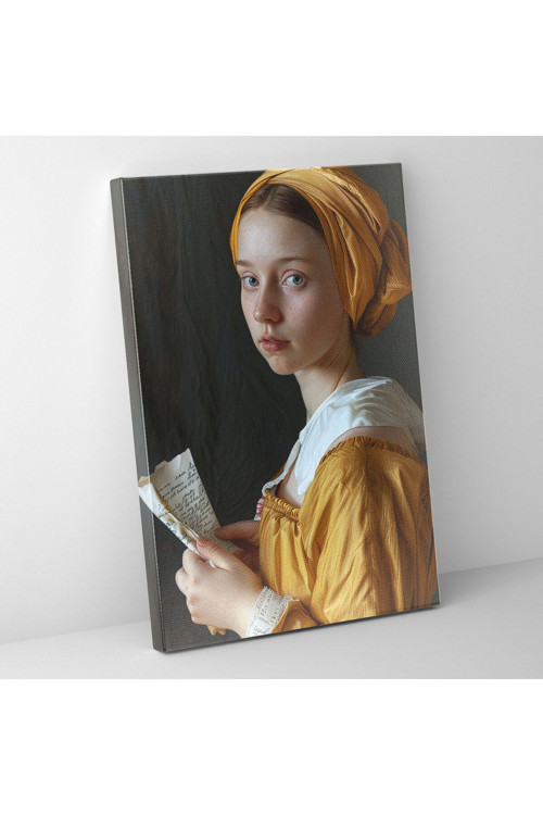 Johannes Vermeer Kanvas Tablo - Johannes Vermeer, Kanvas Tablo, Ev Dekorasyonu, Kanvas Tablo