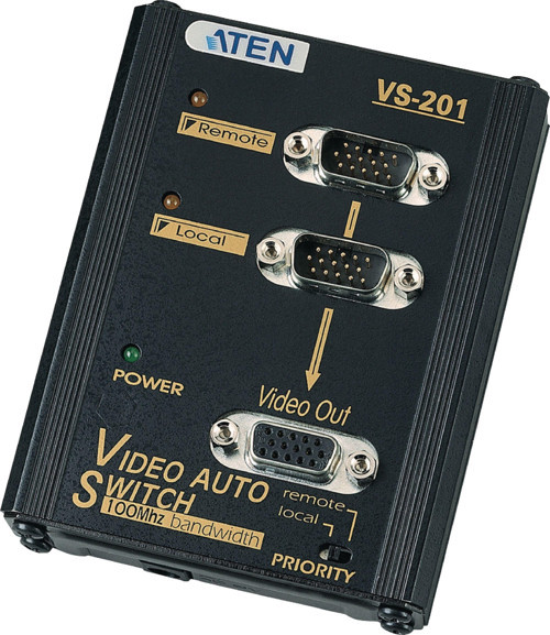 2 Port Video Switch 2 Port Vga Seçici , 2 Giriş - 1 Çıkış (2 Port Video Switch) Vs201-At