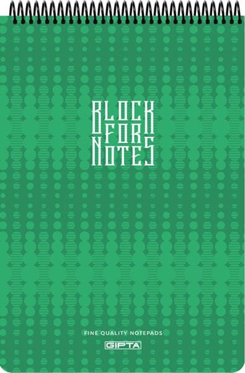 Block For Notes A5 Spiralli Pp Kapak Bloknot (Not Defteri) 100 Yaprak Kareli (6 Lı Paket) 2933