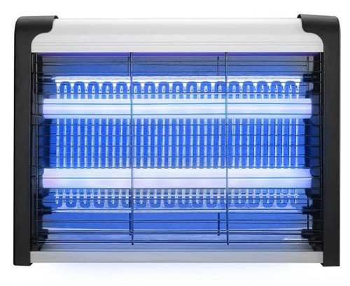Siyah 6 Watt + 2000 Volt İki Ledli Sinek Öldürücü AS-A29 Mor Işık Sivri Sinek Cız