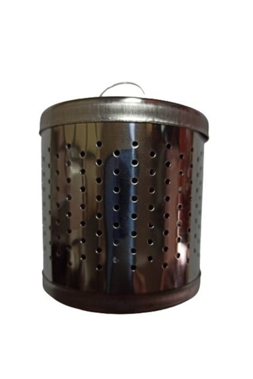 Büyük Boy Metal Çaydanlık İçi Kapaklı Süzgeç Çay Demleme Süzgeci 1Adet