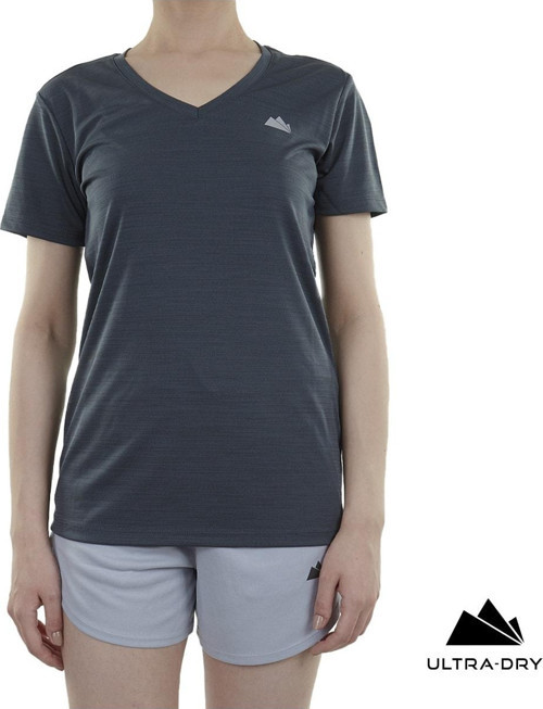 Knockout Ultra Dry Kadın T-shirt Antrasit