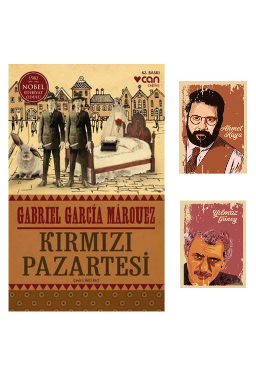 Dara Yayınları Kırmızı Pazartesi - Gabriel García Márquez - Roman Seti - Yılmaz Güney Ahmet Kaya Not Defterli