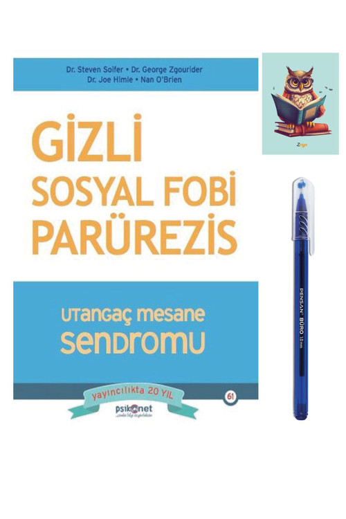 Psikonet Yayınları Gizli Sosyal Fobi - Utangaç Mesane Sendromu - Pensan Büro Mavi Tükenmez Kalem