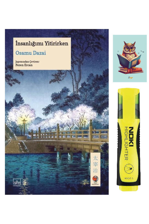 Dara Yayınları İnsanlığımı Yitirirken-Osamu Dazai-İthaki Yayınları-Sarı Fosforlu Kalem-Not Defteri Seti