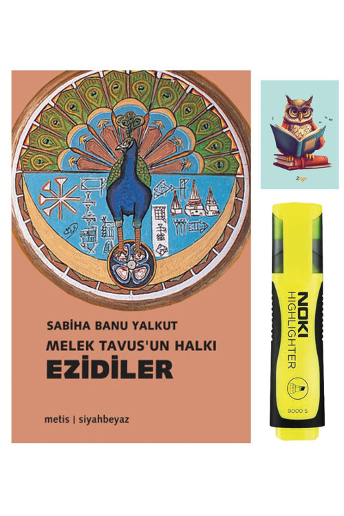 Dara Yayınları Melek Tavusun Halkı Ezidiler-Sabiha Banu Yalkut Metis Yayıncılık-Sarı Fosforlu Kalem - Defterli Seti