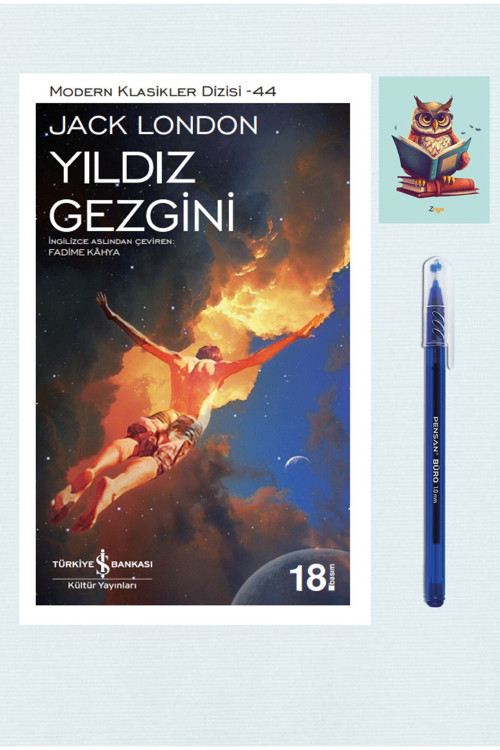 Dara Yayınları Yıldız Gezgini - Jack London - 9786053322863 İş Bankası Kültür Yayınları - (Kalem Ve Not Defterli)